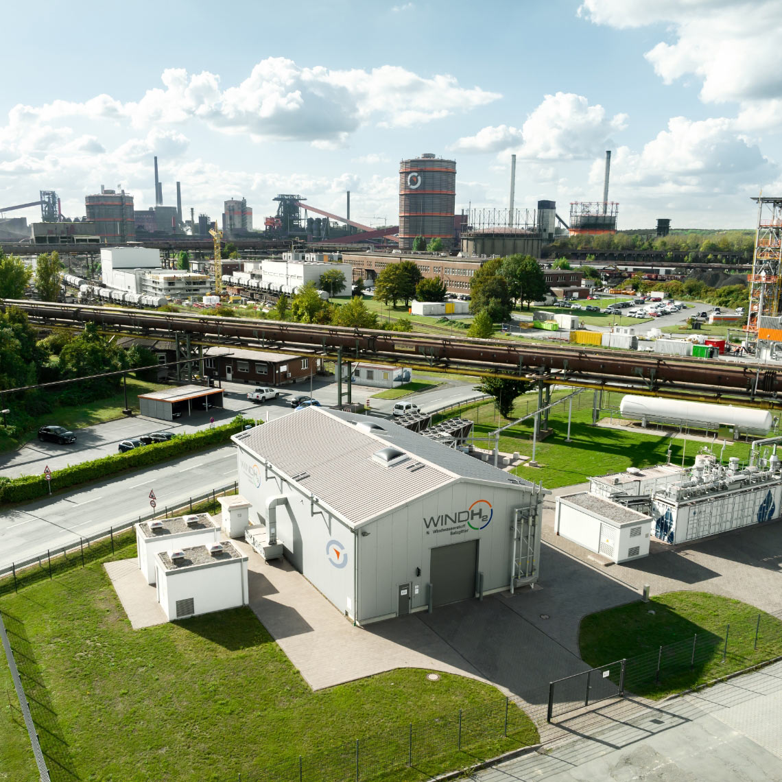 Bild der Wasserstoffwirtschaft im Konzernverbund zur Transformation der Energielandschaft